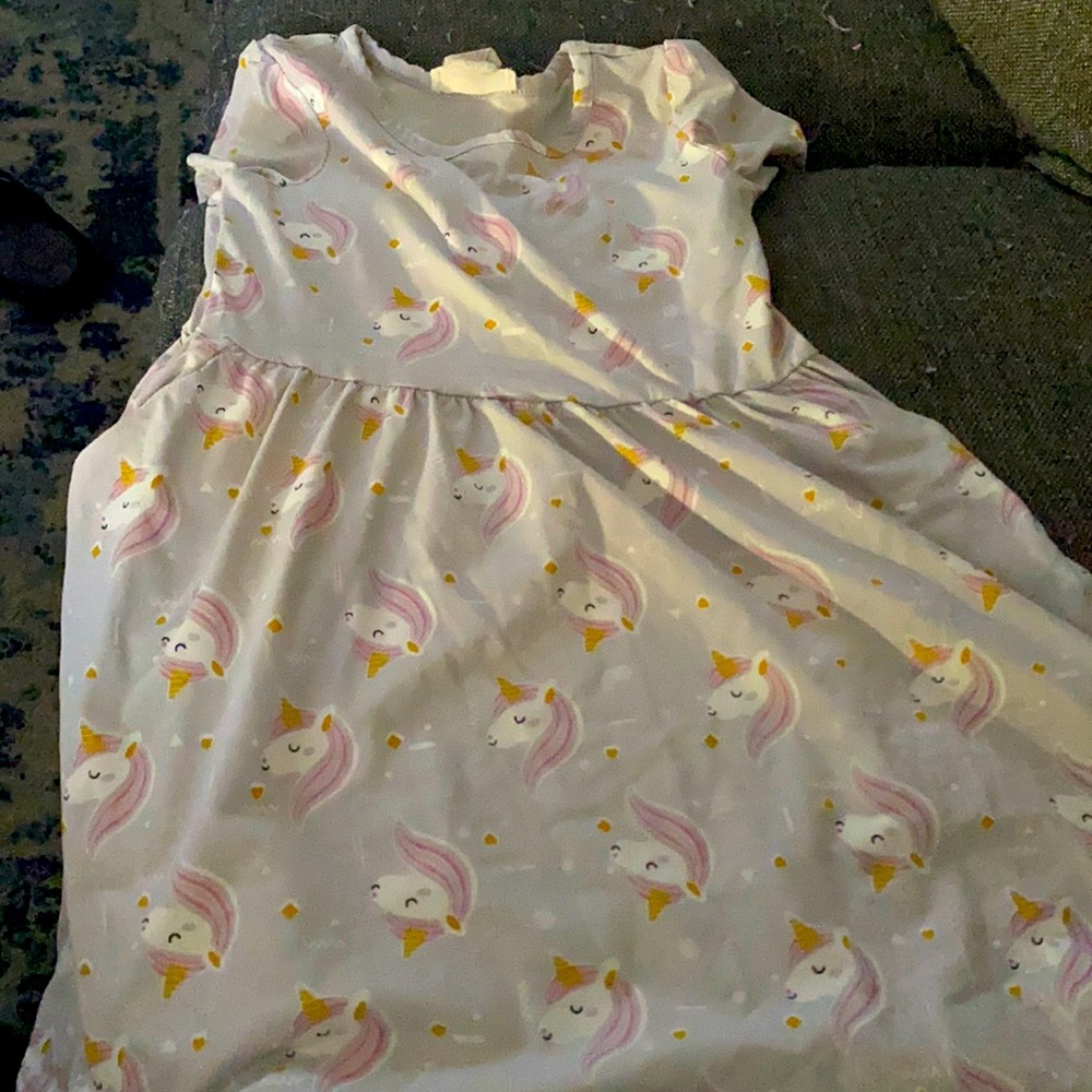 Toddler girl unicorn dress